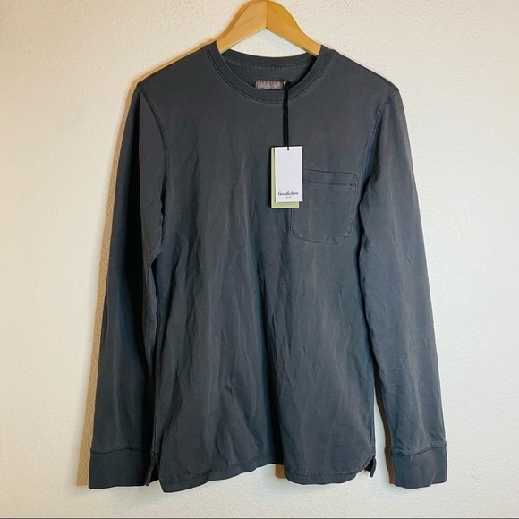 Goodfellow Men's Standard long Sleeve Tee Sz: S - Picture 1 of 4